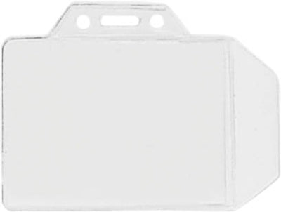 Horizontal Badge Holder with Tuck-In Flap - 1840-1000, Qty = 100
