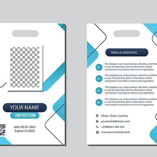 What Should Be On The Back Of An Identification Card?