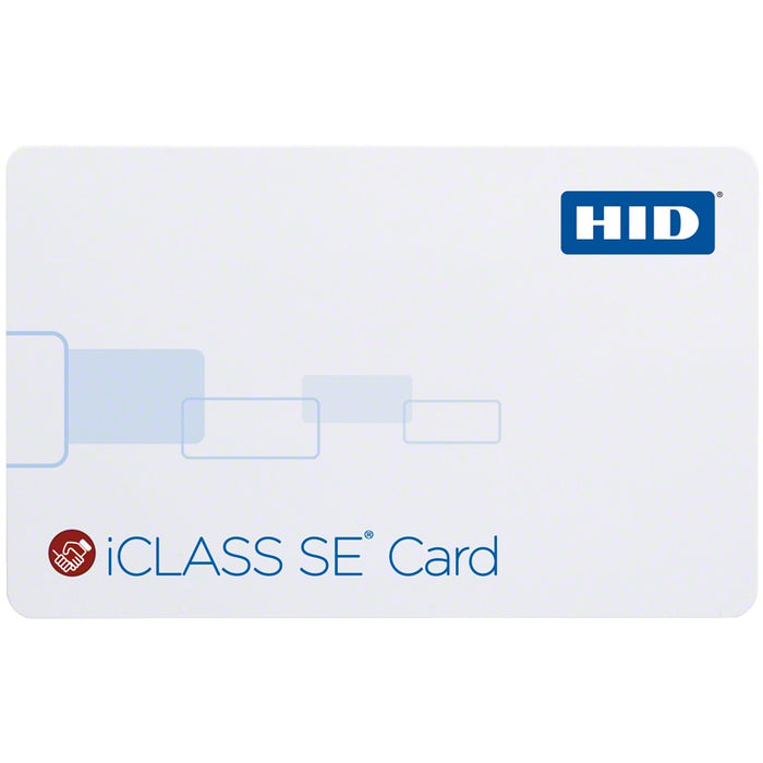 HID 300X iClass SE Card - PVC - Programmed