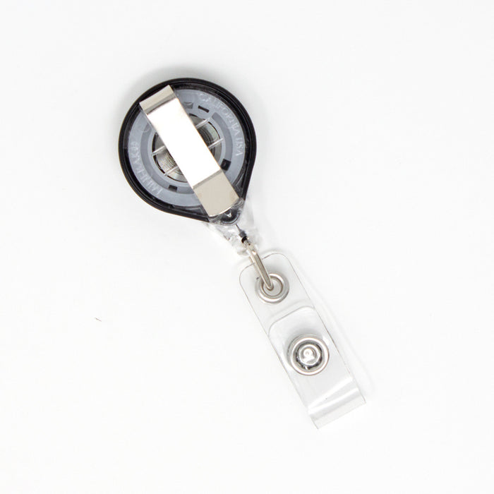 Twist-Free Mini-Bak Badge Reel with Belt Clip, Qty = 25