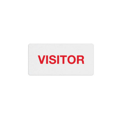 One Day Expiring "Visitor" TIMEtoken FRONTpart - T6119, Qty = 1000