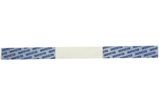 Blue "Inspected" 3/4" x 10" Colored Inspection Bands - 06703