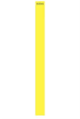 Yellow Non-Expiring Tyvek Wristband - 06856