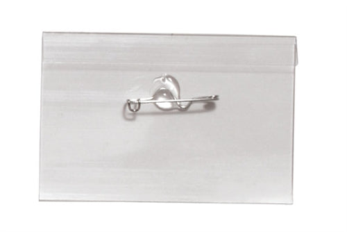 Name Tag Holder with Nickel Plated Steel Pin - 2-1/4" x 3-1/2" - 1825-2500, Qty = 100