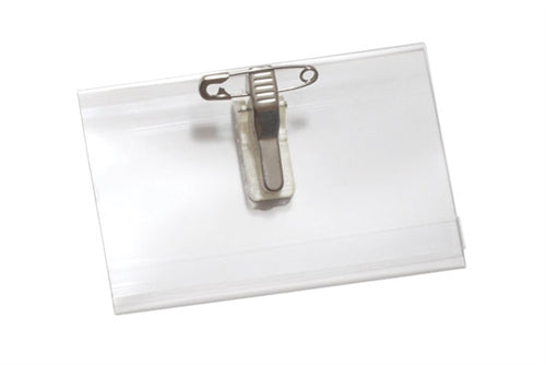 Name Tag Holder with Pin/Clip Combo 2-1/2" x 4" - 1825-2555, Qty = 100
