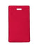 Red Semi-Rigid Luggage Tag - 1845-2006, Qty = 100