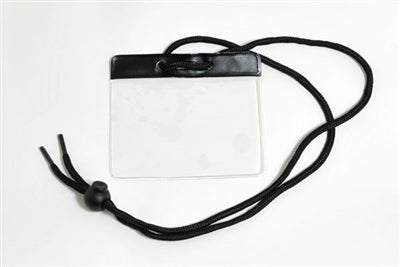 Color Bar Gov't/Military Size Holder with Neck Cord, Qty = 100