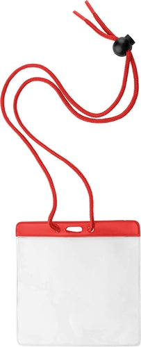Color Bar Extra Large Size Holder with Neck Cord, Qty = 100