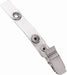 Clear Vinyl Strap Clip with NPS Knurled Thumb-Grip Clip - 2105-3000, Qty = 100