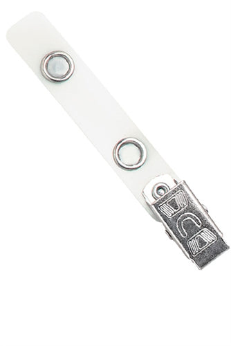 Mylar Strap Clip with Embossed NPS "U" Clip - 2110-1050, Qty = 100