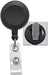 Round Economy Badge Reel with Clear Vinyl Strap and Spring Clip, Qty = 25