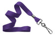 5/8" (16 MM) Microweave Polyester Lanyard with Black-Oxidized Swivel Hook, Qty = 1000