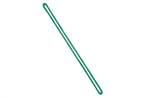 Green 9" Plastic Loop Strap, Qty = 100