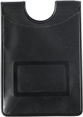 Magnetic Single Pocket Vertical Badge Holder with Thumb Notch - Credit Card Size - 501-NA, Qty = 50