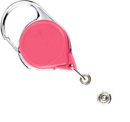 Carabiner Badge Reel with Strap, Qty = 25