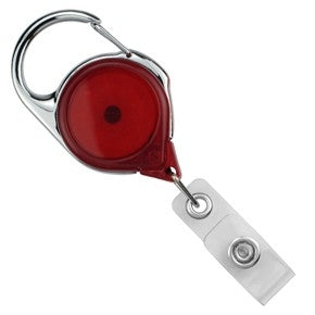 Carabiner Badge Reel with Strap, Qty = 25
