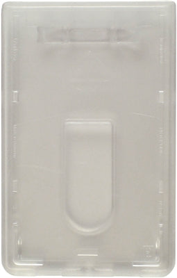 Resealable ID Badge Holder Vertical, 3.68 x 5, Clear, 50/Pack 