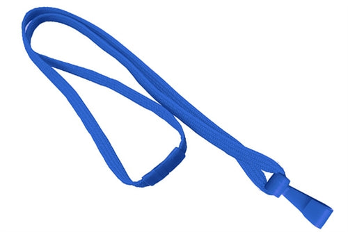 3/8" Polyester Lanyard with Breakaway and "Twist-Free" Wide Plastic Hook, Qty = 100
