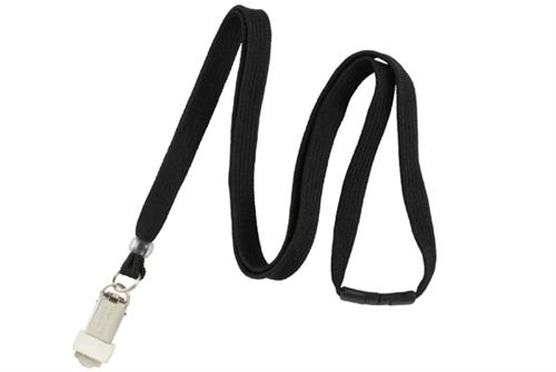 3/8" Polyester Breakaway Lanyard with Card Clamp, Qty = 100