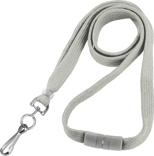3/8" Polyester Lanyard with Breakaway and Swivel Hook, Qty = 100