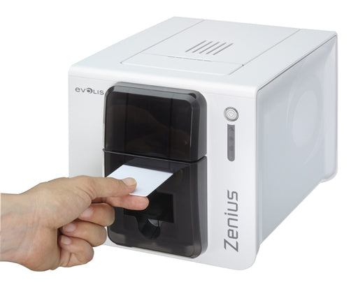Evolis Zenius Expert-Grey/Brown ID Card Printer - EVO-ZN1H0000TS