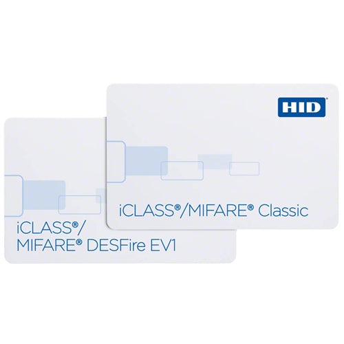 HID 2320 iClass MIFARE classic or MIFARE DESFire EV1 Standard PVC Card