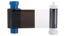 Magicard 600 Black Monochrome Ribbon with Overlay - MGC-MB600KO/2