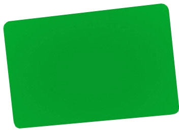 Zebra Green Premier Color PVC Cards - ZCD-104523-135