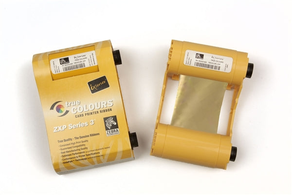 Zebra Load-N-Go Metallic Gold Monochrome Ribbon for ZXP Series 3 - ZCD-800033-806